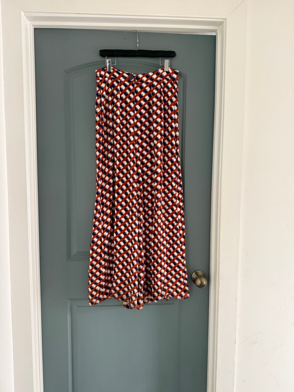 Anthropologie Corey Lynn Calter Geometric Print Wide-Leg Pants - Sz M